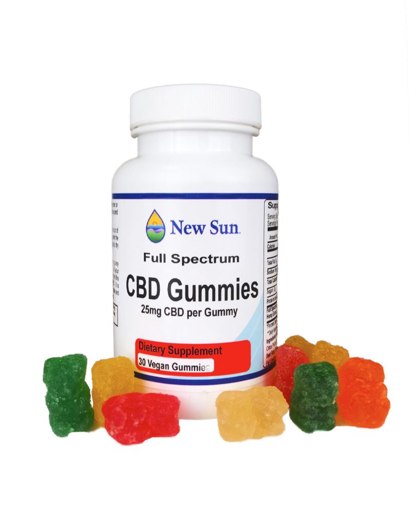 CBD Gummies (30 per bottle) - Vitamin \u0026 Supplements | New Sun